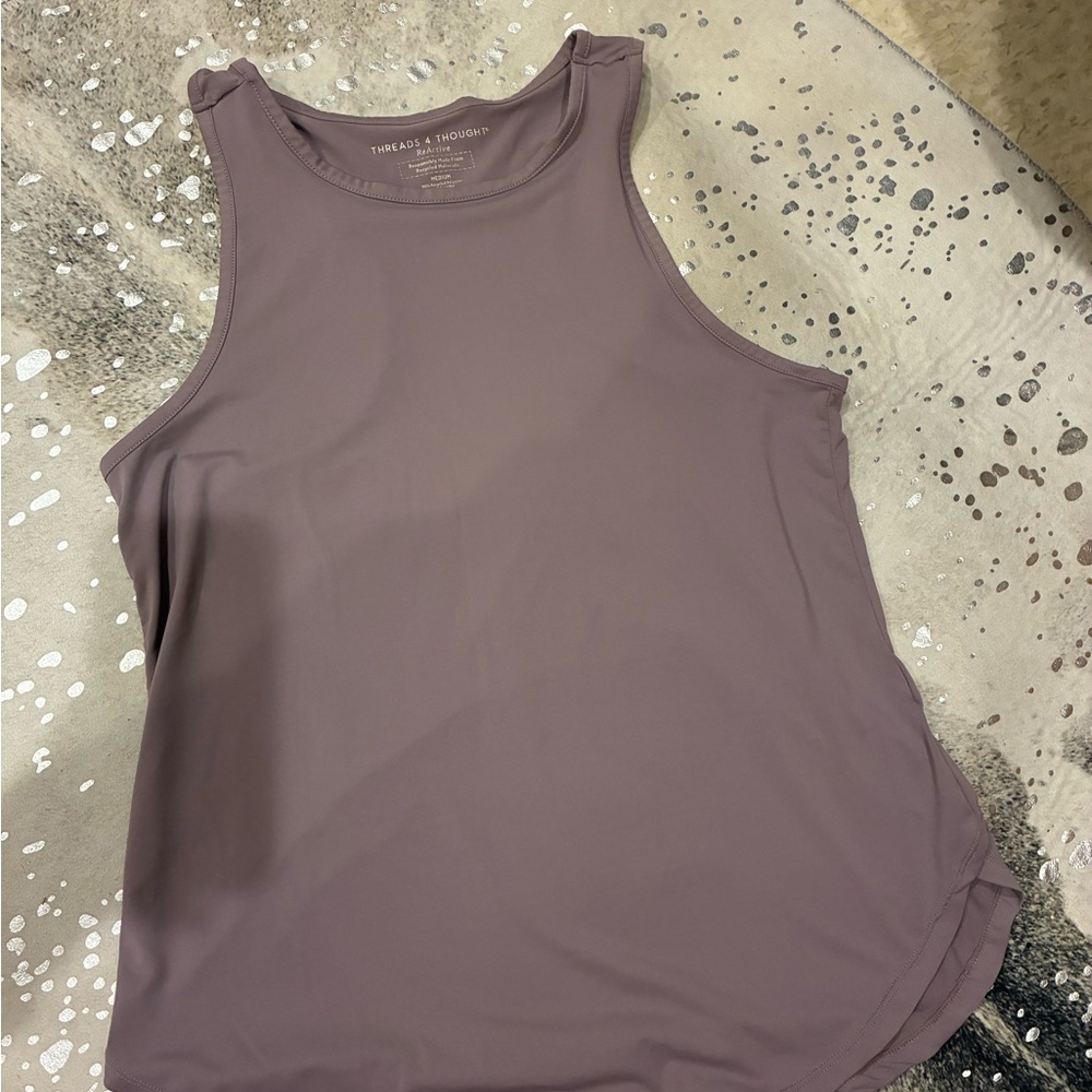 Threads 4 Thought Women's Mauve Tank Top